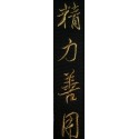 Broderie idéogramme Seiryoku Zenyo