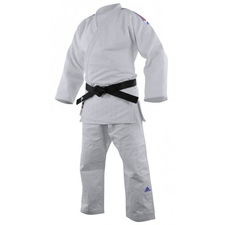 Judogi Adidas CHAMPION II - IJF - Bandes tricolores