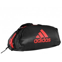 Sac d'entrainement 2 en 1 adidas NOIR/ROUGE SHOCK