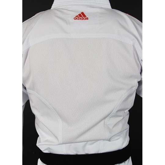 Kimono Karaté REVOFLEX Adidas bandes bleues ou rouges - K190SK