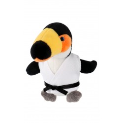 Porte clés peluche en kimono TOUCAN