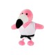 Porte clés peluche en kimono FLAMANT ROSE