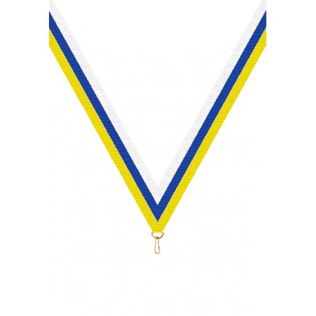 Ruban Jaune/Bleu/Blanc