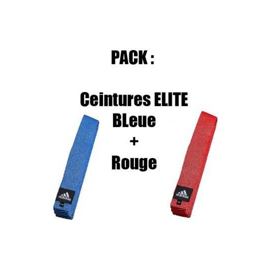 Pack Ceintures Elite Adidas