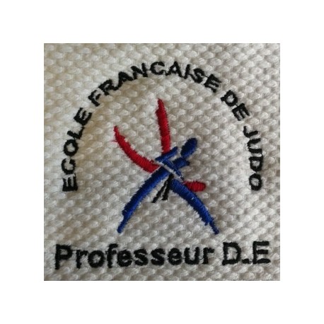 Broderie Professeur de judo diplômé d'Etat