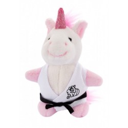 Porte clés peluche en kimono LICORNE