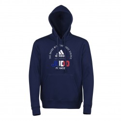 Sweat-shirt à capuche adidas "France Judo"